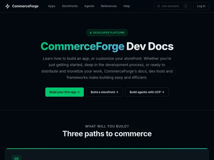 Ecommerce Retail Documentation Shopify Dev